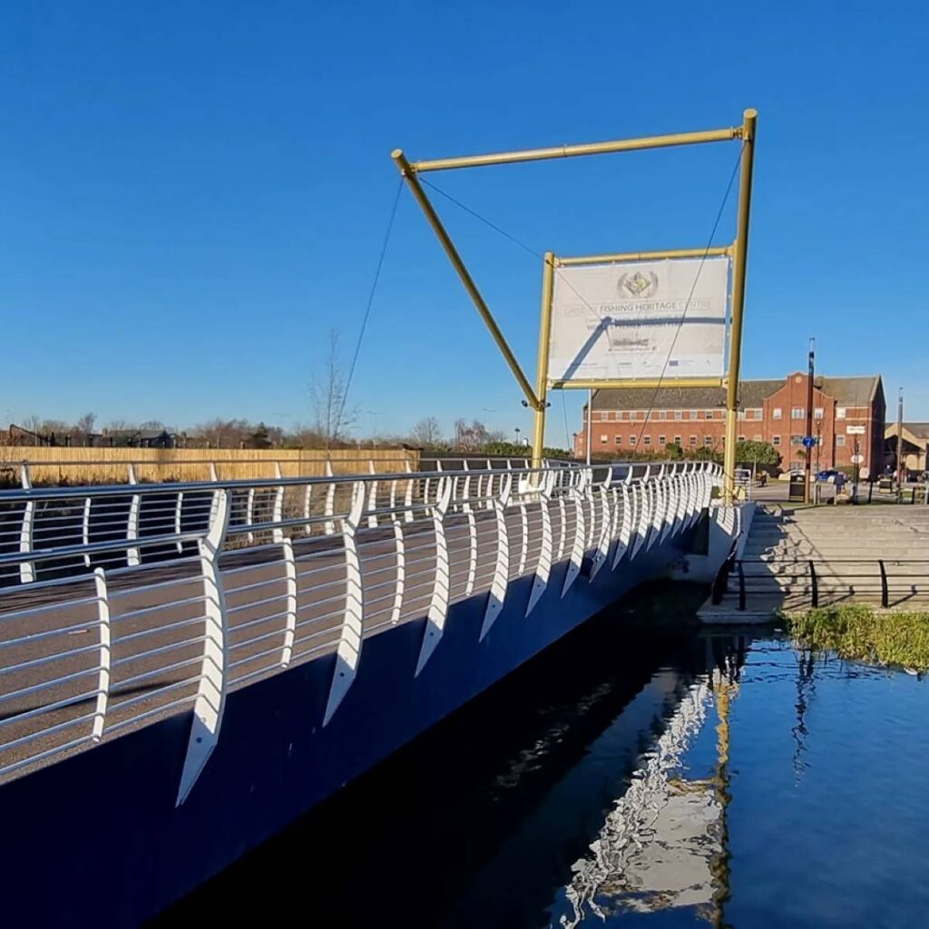 Garth Lane Bridge on our Source To Sea journey.
